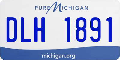 MI license plate DLH1891
