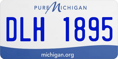 MI license plate DLH1895