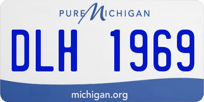 MI license plate DLH1969