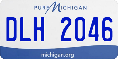 MI license plate DLH2046