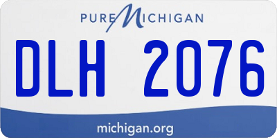 MI license plate DLH2076