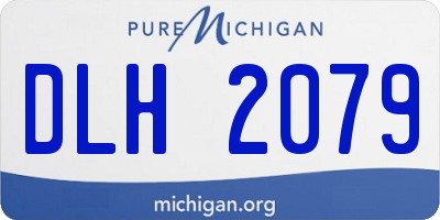 MI license plate DLH2079