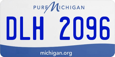 MI license plate DLH2096
