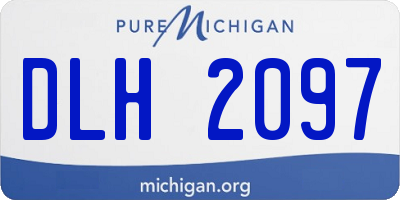 MI license plate DLH2097