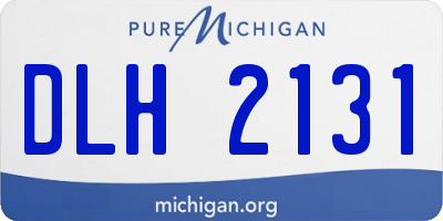 MI license plate DLH2131
