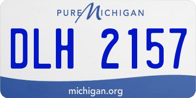 MI license plate DLH2157