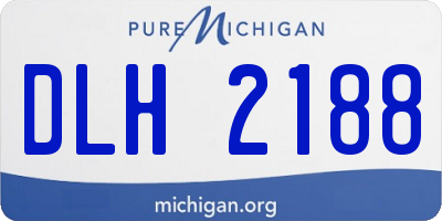 MI license plate DLH2188