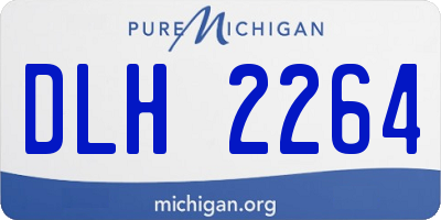 MI license plate DLH2264