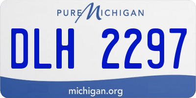 MI license plate DLH2297