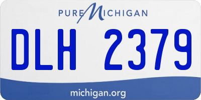 MI license plate DLH2379