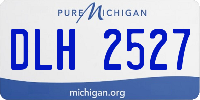 MI license plate DLH2527