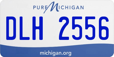 MI license plate DLH2556