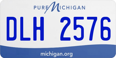 MI license plate DLH2576