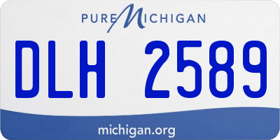 MI license plate DLH2589