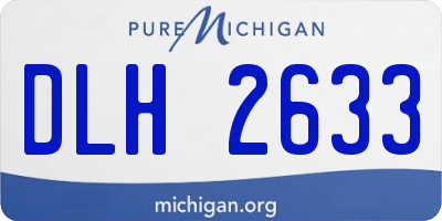 MI license plate DLH2633