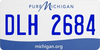 MI license plate DLH2684