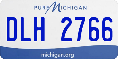 MI license plate DLH2766