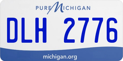 MI license plate DLH2776