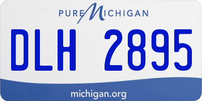 MI license plate DLH2895