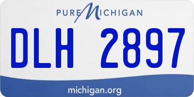 MI license plate DLH2897