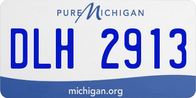 MI license plate DLH2913