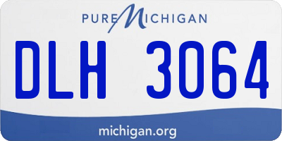 MI license plate DLH3064