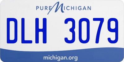 MI license plate DLH3079