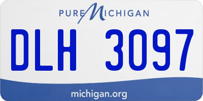 MI license plate DLH3097