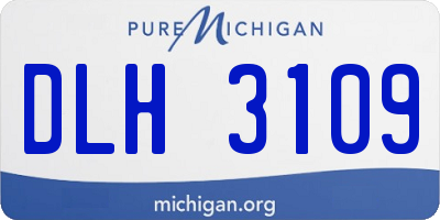 MI license plate DLH3109