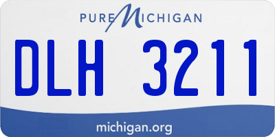MI license plate DLH3211