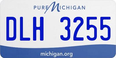 MI license plate DLH3255