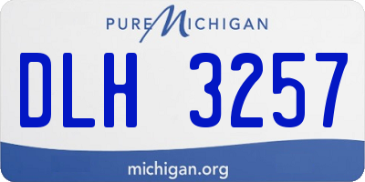 MI license plate DLH3257