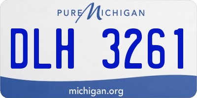 MI license plate DLH3261