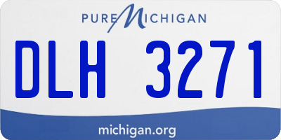 MI license plate DLH3271