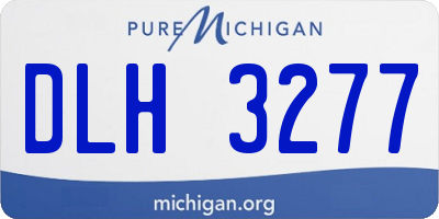 MI license plate DLH3277