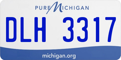 MI license plate DLH3317