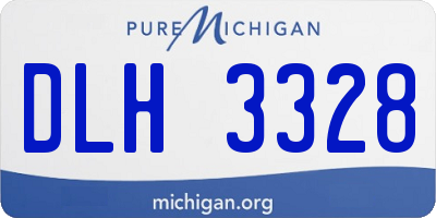 MI license plate DLH3328