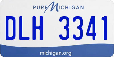 MI license plate DLH3341