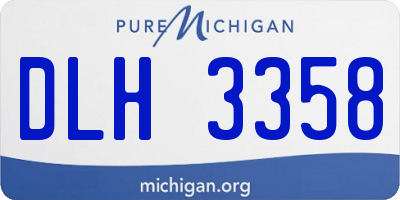 MI license plate DLH3358
