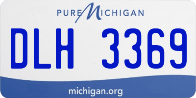 MI license plate DLH3369