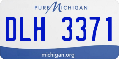 MI license plate DLH3371
