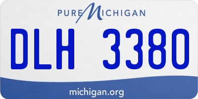 MI license plate DLH3380
