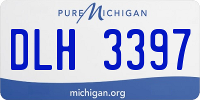 MI license plate DLH3397