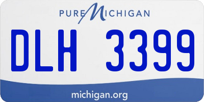 MI license plate DLH3399
