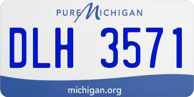 MI license plate DLH3571