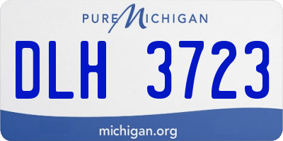 MI license plate DLH3723