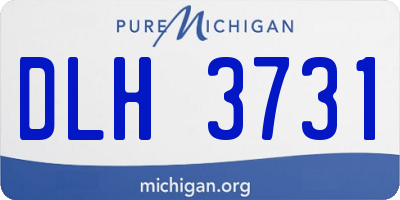MI license plate DLH3731