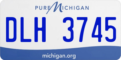 MI license plate DLH3745