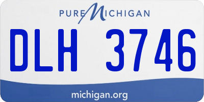 MI license plate DLH3746