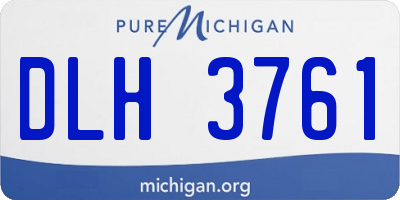 MI license plate DLH3761